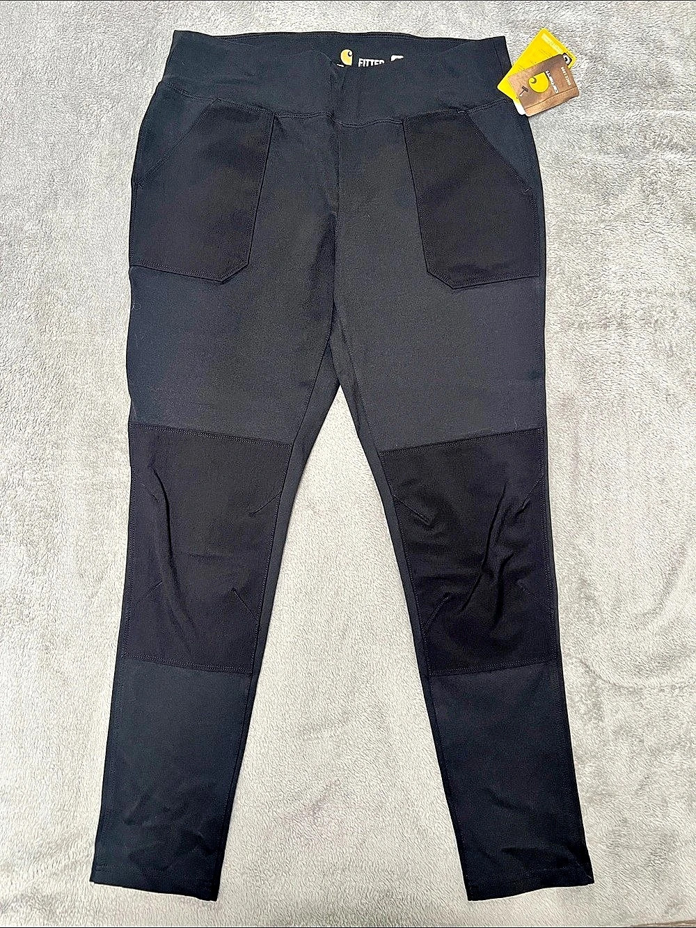 Carhartt Women's Force Fitted Midweight Utility Legging Black Regular Large 12/1